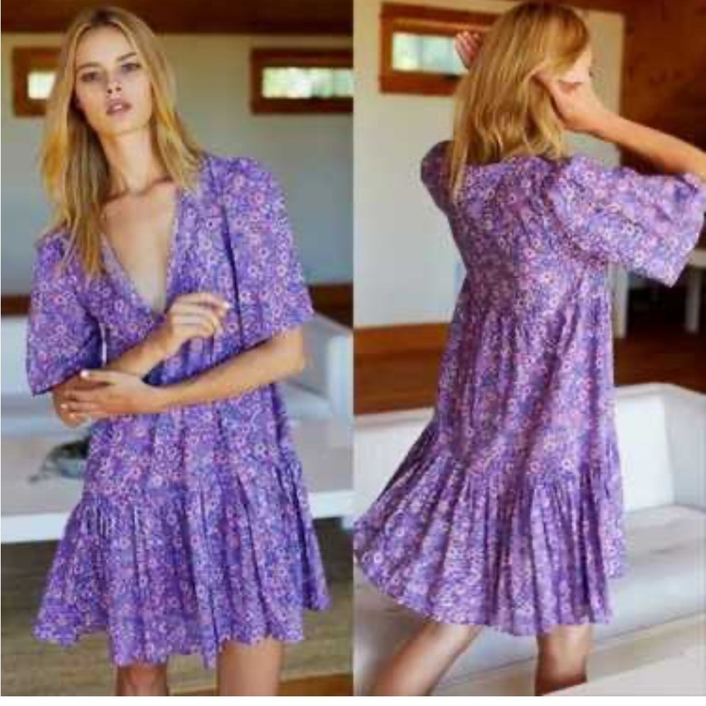 Emerson Fry Isla Dress India Collection M/L organic cotton